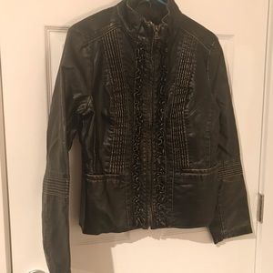 Vegan leather jacket